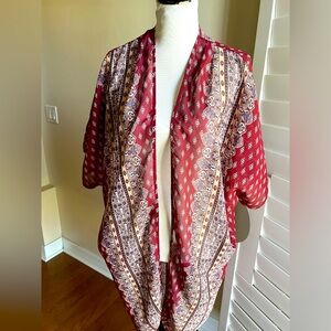 Bohemian kimono. Beautiful paisley print